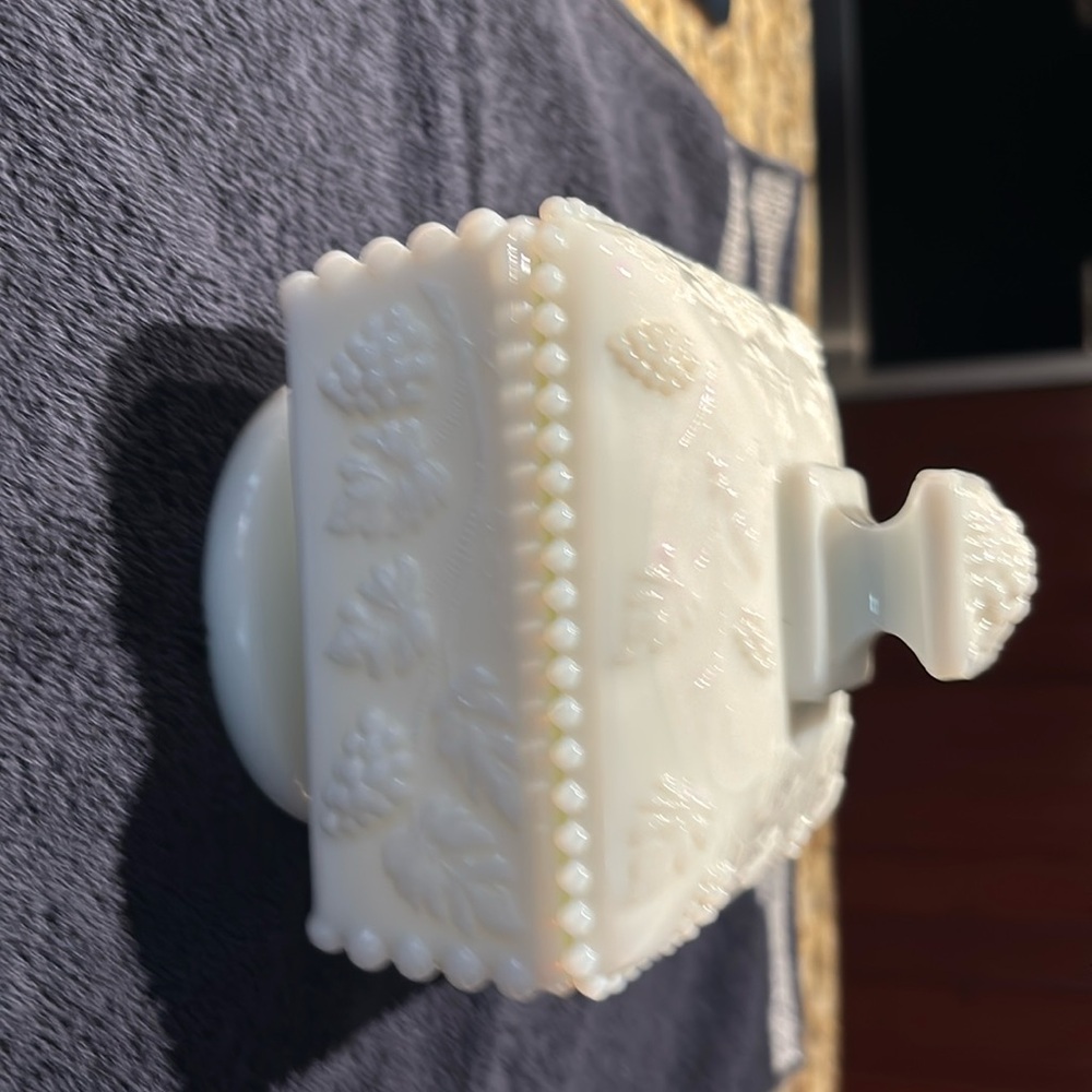 Vintage Westmoreland Milk glass Candy Dish